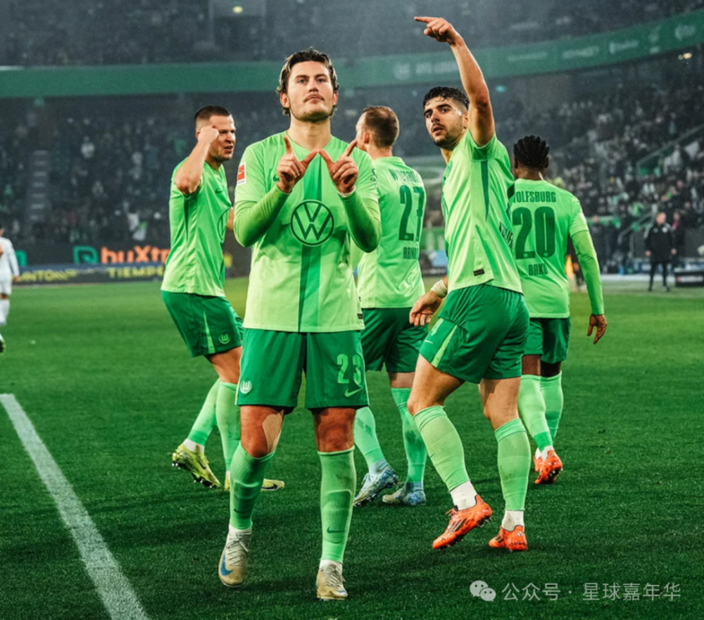 沃尔夫斯堡连胜保持不败，战胜不来梅夺冠